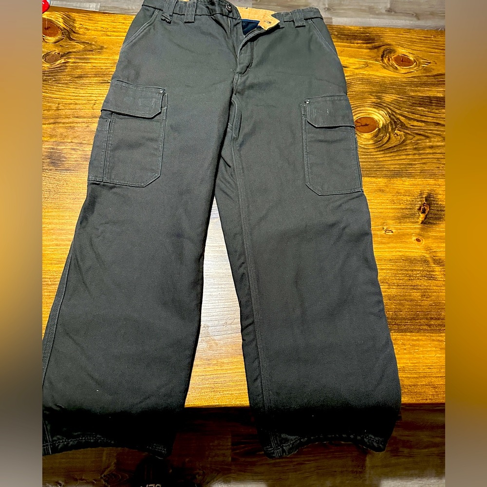 Fleece Lined Cargo Fire House Pants